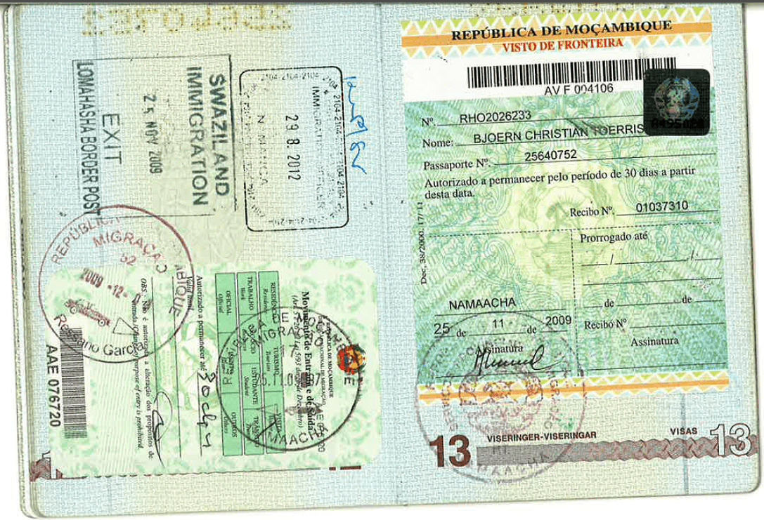 Dấu VISA của các nước khi 1 người Xuất/ Nhập cảnh vào nước đó