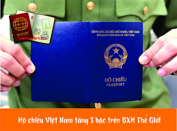 Hộ chiếu của Việt Nam cho phép công dân đến 55 quốc gia/vùng lãnh thổ trong năm 2022 mà không phải xin visa trước